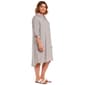 Plus Size da-sh 3/4 Roll Tab Sleeve Stripe Shift Dress - image 3