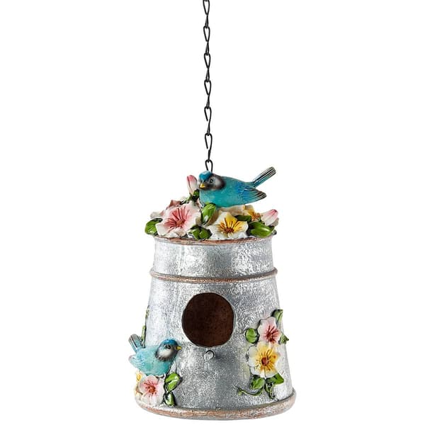 Resin Hanging Decorative Birdhouse