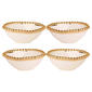 Home Essentials S/4 5 In White Gold Tidbit Bowl - image 1