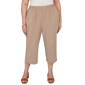 Plus Size Alfred Dunner Grand Bazaar Textured Pull On Capris - image 1
