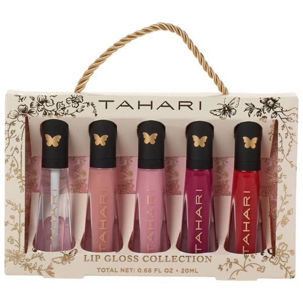 Tahari Gold Butterflies & Vines 5pc. Lip Gloss Set - image 