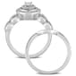 Diamond Classics™ 10kt. White Gold 1/4ctw. Diamond Bridal Set - image 3