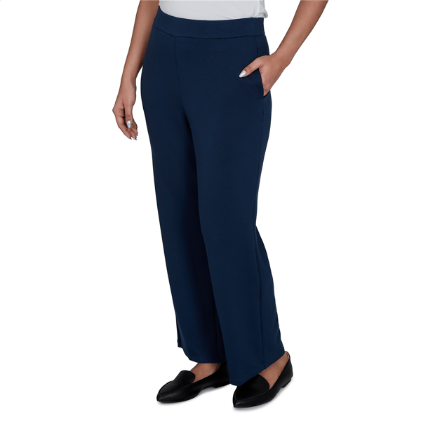 Womens Alfred Dunner Good To Go Pull On Pants - Short Length