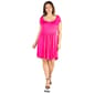 Plus Size 24/7 Comfort Apparel Cap Sleeve Empier Waist Dress - image 4
