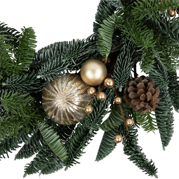 Northlight Real Touch™ Pre-Decorated Pine Christmas Wreath