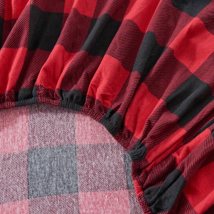 Freshfolds Premium Turkish Cotton Plaid Flannel 4pc. Sheet Set