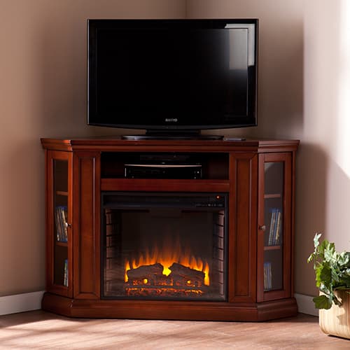 Southern Enterprises Claremont Media Electric Fireplace