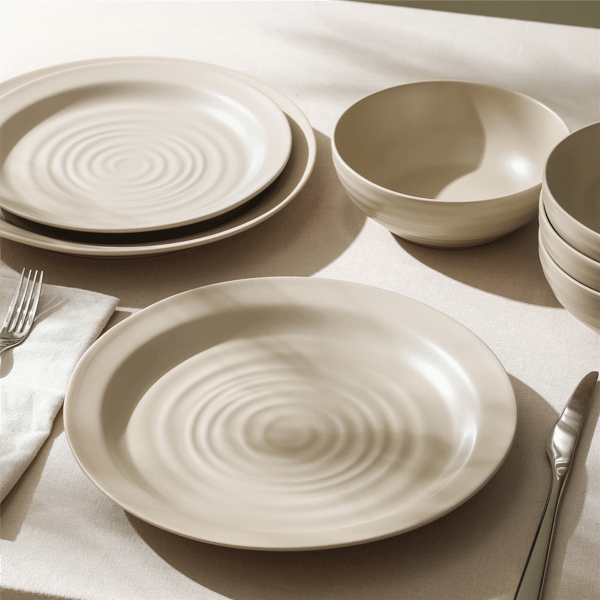 Stone Lain Orbit 4pc. Dinner Plate Stoneware Set