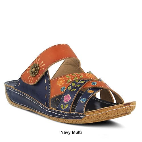 Womens L`Artiste by Spring Step Leigh Slide Wedge Sandals