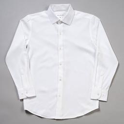 Boys (8-20) Bill Blass Long Sleeve Dress Shirt - White