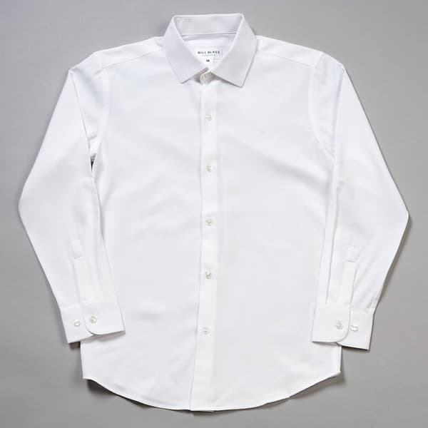 Boys (8-20) Bill Blass Long Sleeve Dress Shirt - White