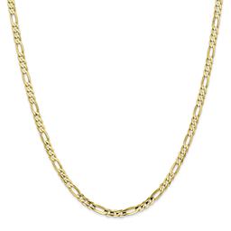 Unisex Gold Classics(tm) 10kt. 4mm 20in. Light Concave Figaro Chain