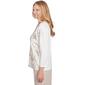 Petite Alfred Dunner Kensington Gardens Botanical Foil Sweater - image 3
