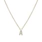 Diamond Classics&#40;tm&#41; 1/20ctw. Diamond Initial A Necklace - image 1