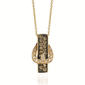 Le Vian(R) Gold Chocolate & Vanilla Diamond Buckle Pendant - image 1