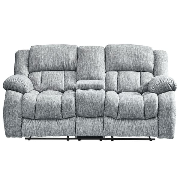 Global Furniture Hudson Reclining Loveseat w/ Console Boscov's