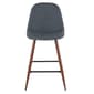 LumiSource Pebble Mid-Century Modern Counter Stools - Set of 2 - image 4