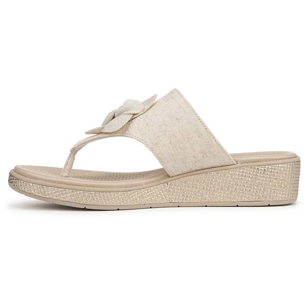 Womens LifeStride Bloom Wedge Thong Sandals
