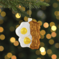 Northlight 3.75in. Eggs & Bacon Glass Christmas Hanging Ornament - image 2