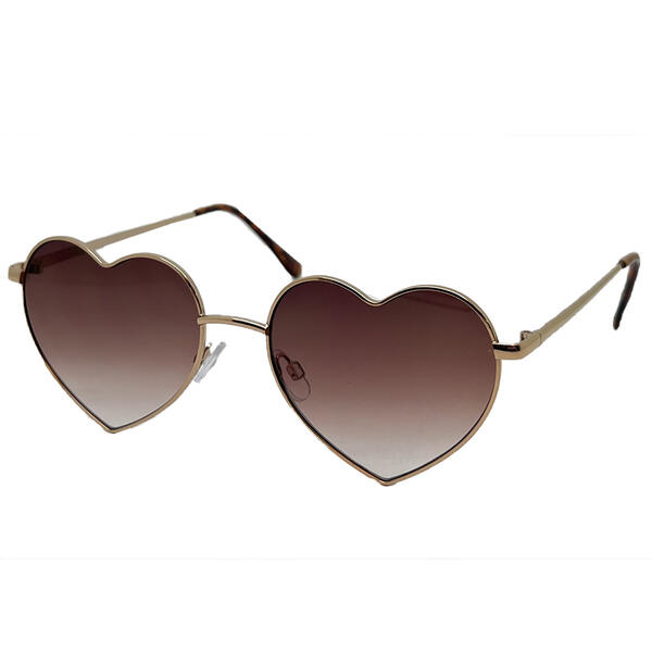 Womens Fantas Eyes Love Letter Heart Shape Sunglasses - image 