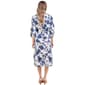 Womens Mlle Gabrielle 3/4 Sleeve Floral Tier Shirtdress - image 2