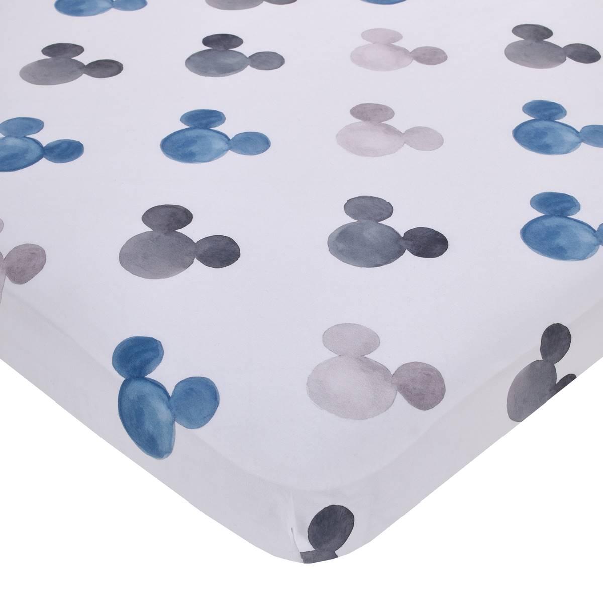 Disney Mickey Mouse Ears Mini Fitted Crib Sheet