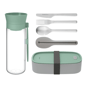 BergHOFF Leo Water Bottle, Flatware, & Bento Box Lunch Set - image 2