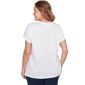 Plus Size Ruby Rd. Set Sail Short Sleeve Postcard Graphic Tee - image 2