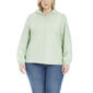 Plus Size d.e.t.a.i.l.s Windbreaker w/Floral Hood Lining - image 1
