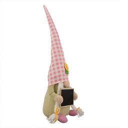 Northlight Seasonal Springtime Girl Gnome with Chalkboard