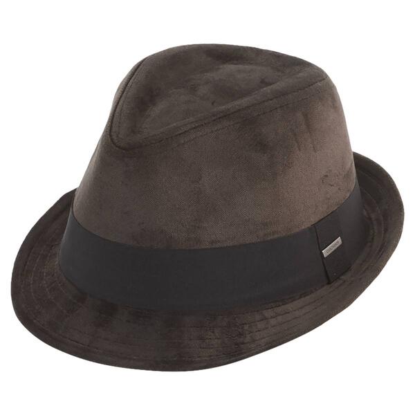 Mens DHC Brush Velour Fedora - image 