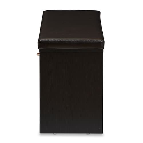 Baxton Studio Foley Two-Tone Entryway Storage Shoe Organizer