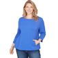 Women''s Ruby Rd. Must Haves I Abstract Textured Pucker Knit Boxy - image 1