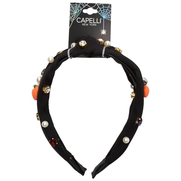 Womens Capelli New York Pumpkins Knot Top Headband