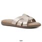 Womens Cliffs by White Mountain Fortunate Slide Sandal - image 11