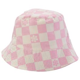 Baby Girl &#40;NB-24M&#41; Jessica Simpson Checkered & Floral Hat