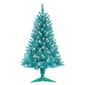 Puleo International 4ft. Pre-lit Fashion Teal Christmas Tree - image 1