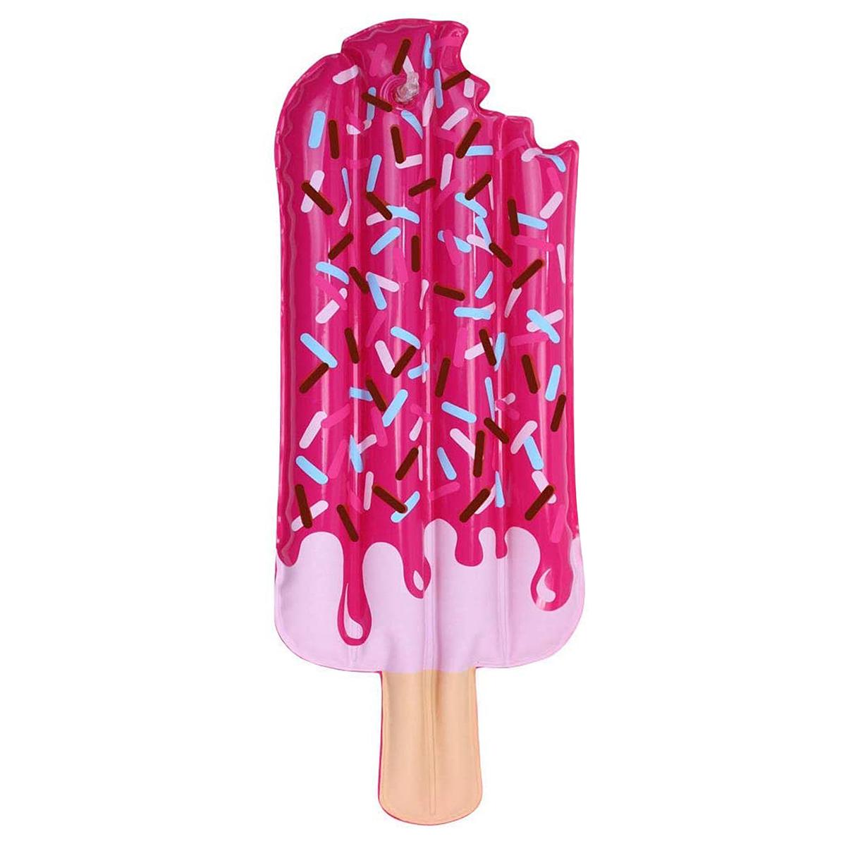 Sophia's® Floral Lace Trim Bathing Suit &amp; Popsicle Pool Float