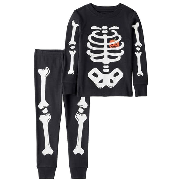 Toddlers Carters&#40;R&#41; Skeleton Cotton Pajamas Set - image 