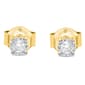 Nova Star® Yellow Gold 1/4ctw. Lab Grown Diamond Stud Earrings - image 2