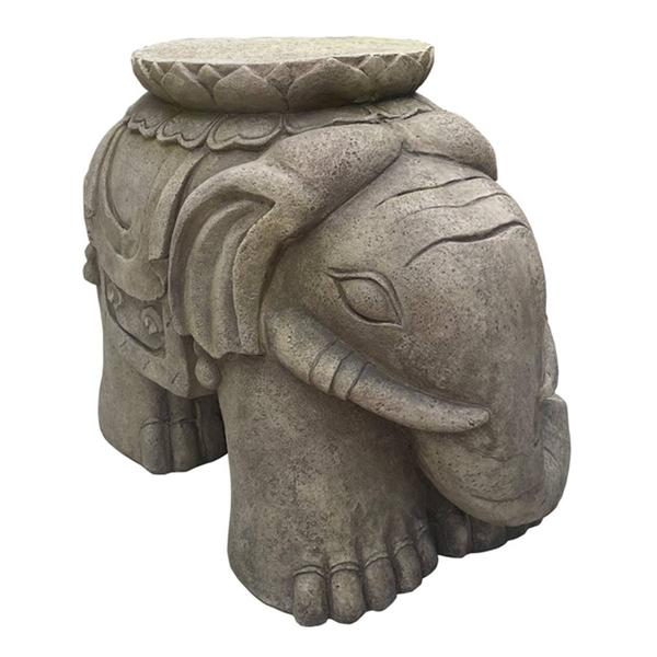 Hi-Line Gift Pachyderm Classic Elephant Plant Stand - image 