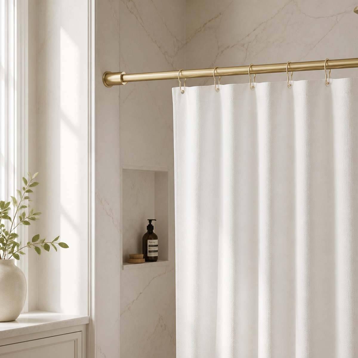 Tension Rod Shower Curtain Rod