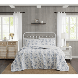 The Farmhouse by Rachel Ashwell British Rose 3pc. Quilt Set