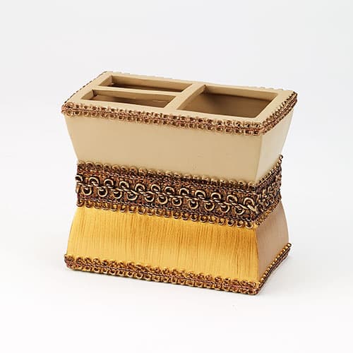 Avanti Braided Medallion Toothbrush Holder