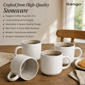 Sango Anderson Reactive Cream 16.5oz. Coffee Mugs - Set of 4 - image 4