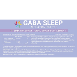 Spectraspray® Gaba Sleep Melatonin Free Oral Spray Supplement