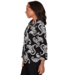 Womens Alfred Dunner Crowd Pleaser Paisley Two in One Blouse - image 4