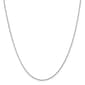 Gold Classics&#40;tm&#41; 0.80mm. 14kt. White Gold Spiga Chain Necklace - image 1
