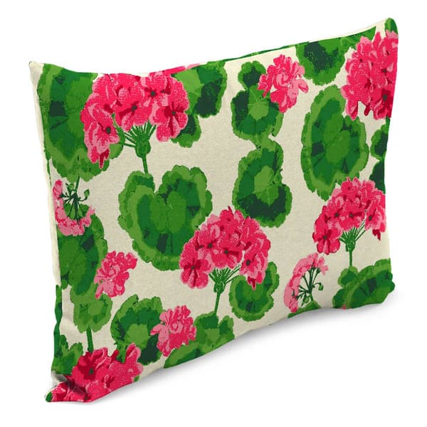 Jordan Manufacturing 2pk. Geranium Floral Lumbar Throw Pillows Boscov's