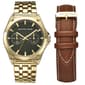 Mens Geoffrey Beene Gold-Tone Watch Set - GBS8106GDBN - image 1